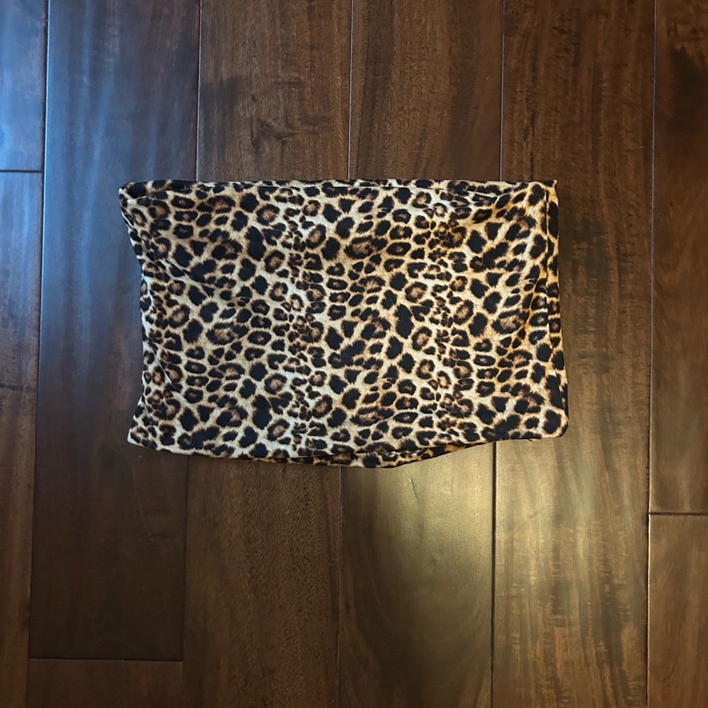 Leopard print mini skirt size xs/s